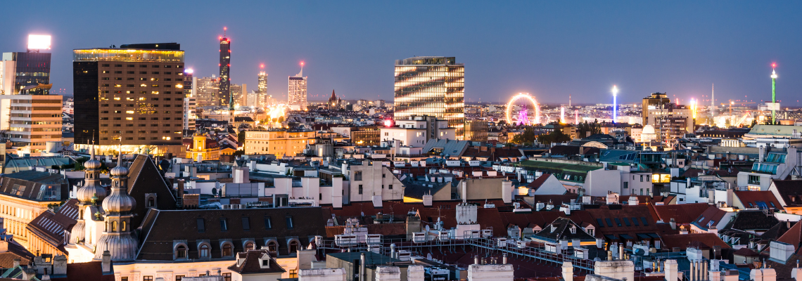 Wien Panorama nachts © Canva